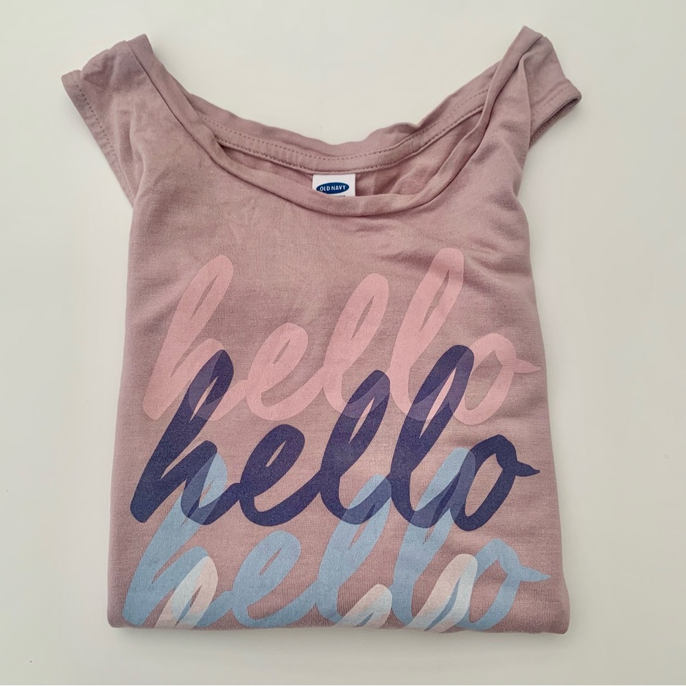 Old Navy Flowy Hello Tank Top in Pink